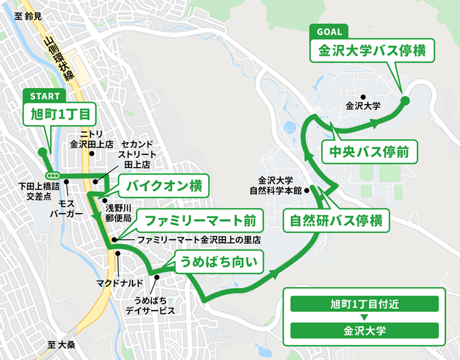 マメバス経路マップ